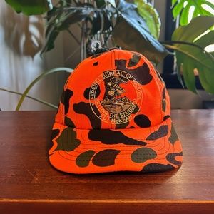Vintage Federal Bureau of Prisons Camouflage Camo Jail/Prison Snapback Hat NWOT